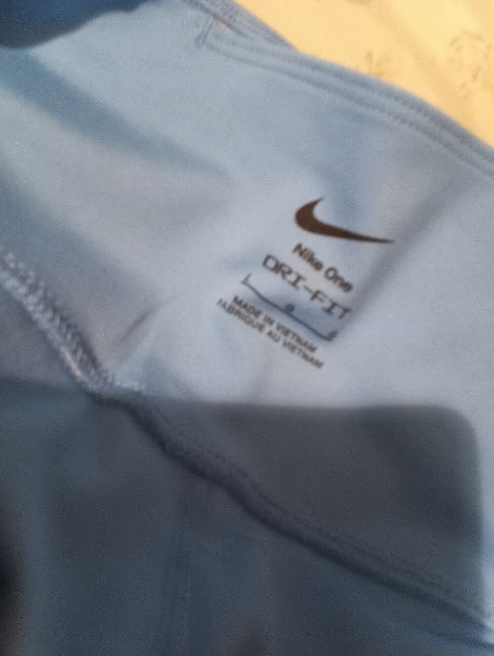 Nike Light Blue Dri‑Fitwomen Capris
